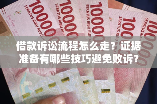北京借款诉讼流程怎么走？证据准备有哪些技巧避免败诉？
