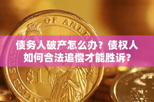 北京债务人破产怎么办？债权人如何合法追偿才能胜诉？