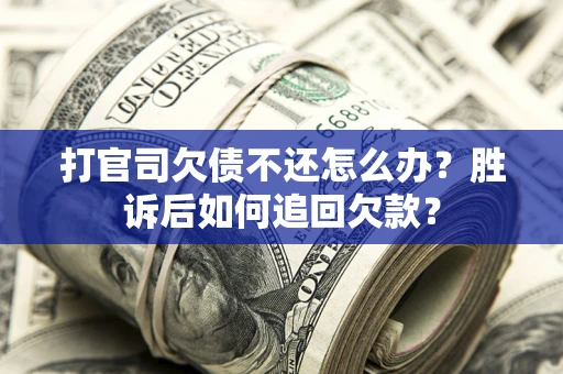 北京打官司欠债不还怎么办？胜诉后如何追回欠款？